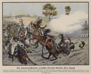 Grenadier Battalion of Prince Augustus of Prussia at the Battle of Prenzlau, 28 October 1806