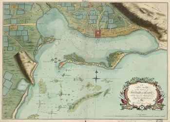 A Correct Draught of the Harbours of Port Royal and Kingston, with the Keys and Shoals Adjacent &c. from a Late Accurate Survey, by Mr. Richd Jones, Engineer