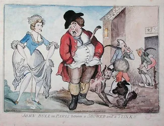 John Bull in Paris between a Shower and a Stink