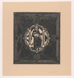Cover Design for: Wendingen, 1918