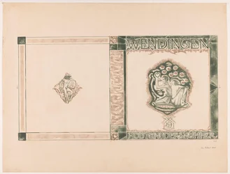Cover Design for: Wendingen, Woodcutters Issue, 1919