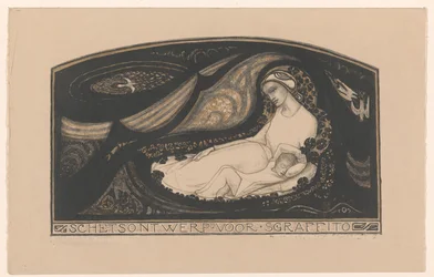 Reclining Woman and Child