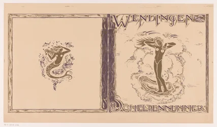 Cover Design for: Wendingen, Shell Issue, 1923