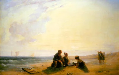 French Coastal Scene