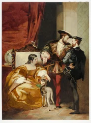 Francis I and the Duchess d
