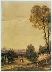 Paris Seen from the Pere Lachaise Cemetery