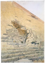 Entrance to the Great Pyramid, Egypt