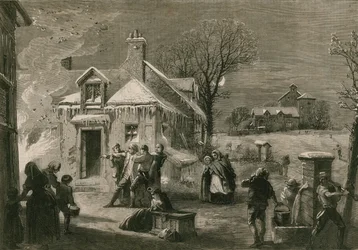 The house on fire on Christmas Eve