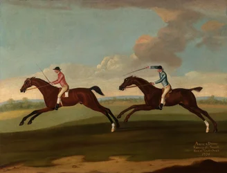 Aaron and Driver Running the Second Heat at Maidenhead, 1754