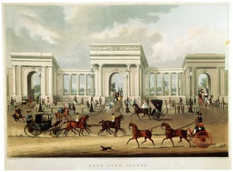 Hyde Park Corner, 1828