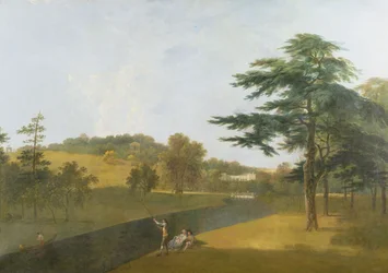 South View of Wilton House, across the Nadder