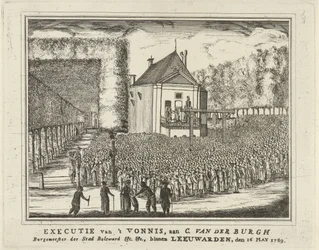 Execution of Cornelis van den Burgh, 1789