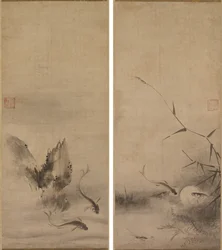 Fish and Rock; Fish and Seaweed