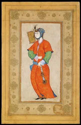 Young Woman with a Fan