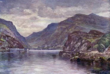 Snowdon from Llanberis Lake