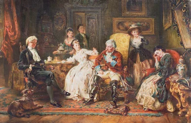 Baron Munchhausen Relating His Adventures