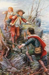Christian Meets Timorous on the Hill Difficulty