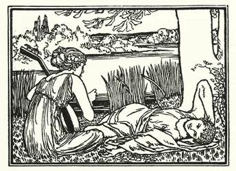 Illustration for Poems by John Keats: Endymion