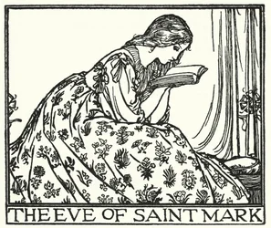 Illustration for Poems by John Keats: The Eve of St Mark