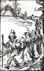 The Golden Goose from Grimms Household Tales