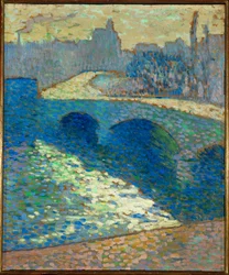 The Seine in Rouen at dawn