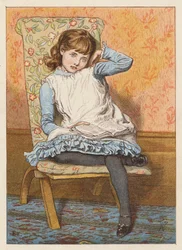 Girl, Reading and Daydreaming