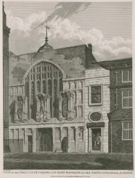 View of the Collegiate Chapel of St Mary Magdalen and All Saint