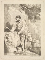 Retiring Wounded from Battle, July 19, 1779