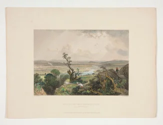 Valley of the Connecticut (From Mount Holyoke), illustration for Nathaniel Parker Willis