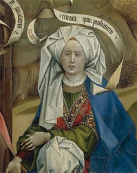 Detail Representing Woman from Nativity