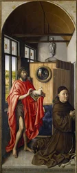 Saint John the Baptist and the Franciscan Heinrich von Werl