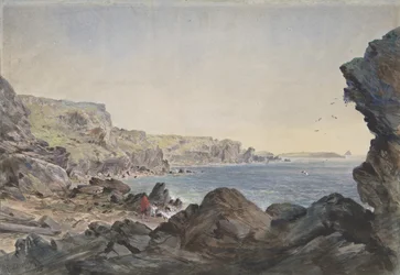 Foilhummerum Bay, Valentia, Looking Seawards from the Point at Which the Cable