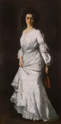 Woman in White: Portrait of Eugenie Stein