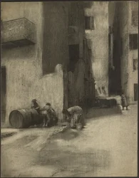 Street Corner in Menton