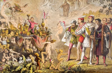 Alonso speaks in The Tempest, Act III, Scene III, 