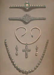 Necklace, Earrings, Bracelets Wedding gifts presented to Alexandra of Denmark