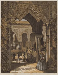 The Alhambra Court, Crystal Palace, Entrance to the Court of Lions