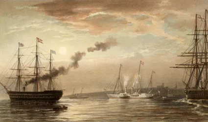 The Royal Yacht off Margate, 5 March 1863