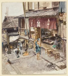 A Street in Ikao, Japan, III