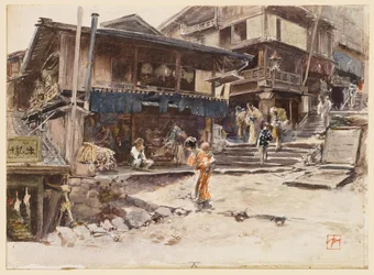 A Street in Ikao, Japan, I