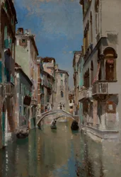Canal in Venice, San Trovaso Quarter