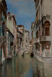 Canal in Venice, San Trovaso Quarter