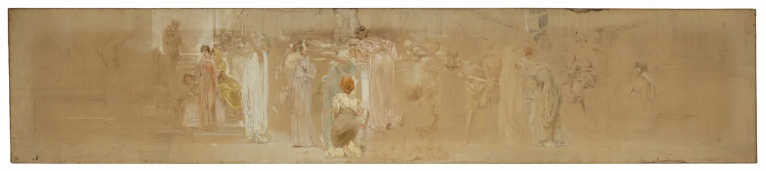 Study for a Procession, "Vintage Festival," Mendelssohn Glee Club, New York, NY
