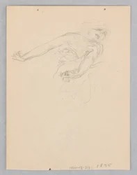 Study for a dancing woman, "Moods to Music," Mendelssohn Glee Club, New York, NY