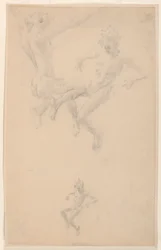 Study for a group, "Vintage Festival," Mendelssohn Glee Club, New York, NY