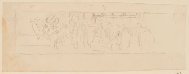 Study for a Procession, “Vintage Festival,” Mendelssohn Glee Club, New York, NY