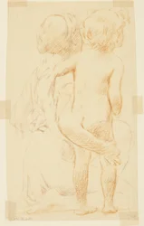 Study for a Seated Woman Holding a Child, 