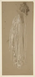 Study for leader of the procession, “Vintage Festival,” Mendelssohn Glee Club, New York, NY