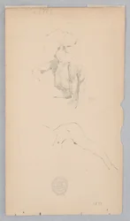 Two Studies after the Nude of a Woman