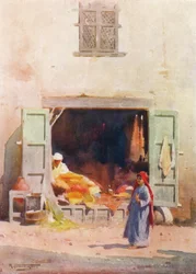 A Cairo Shop, c1880